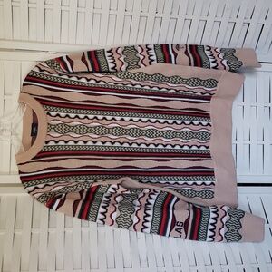 Helas Coog knit crew neck multicolor mens sweater S